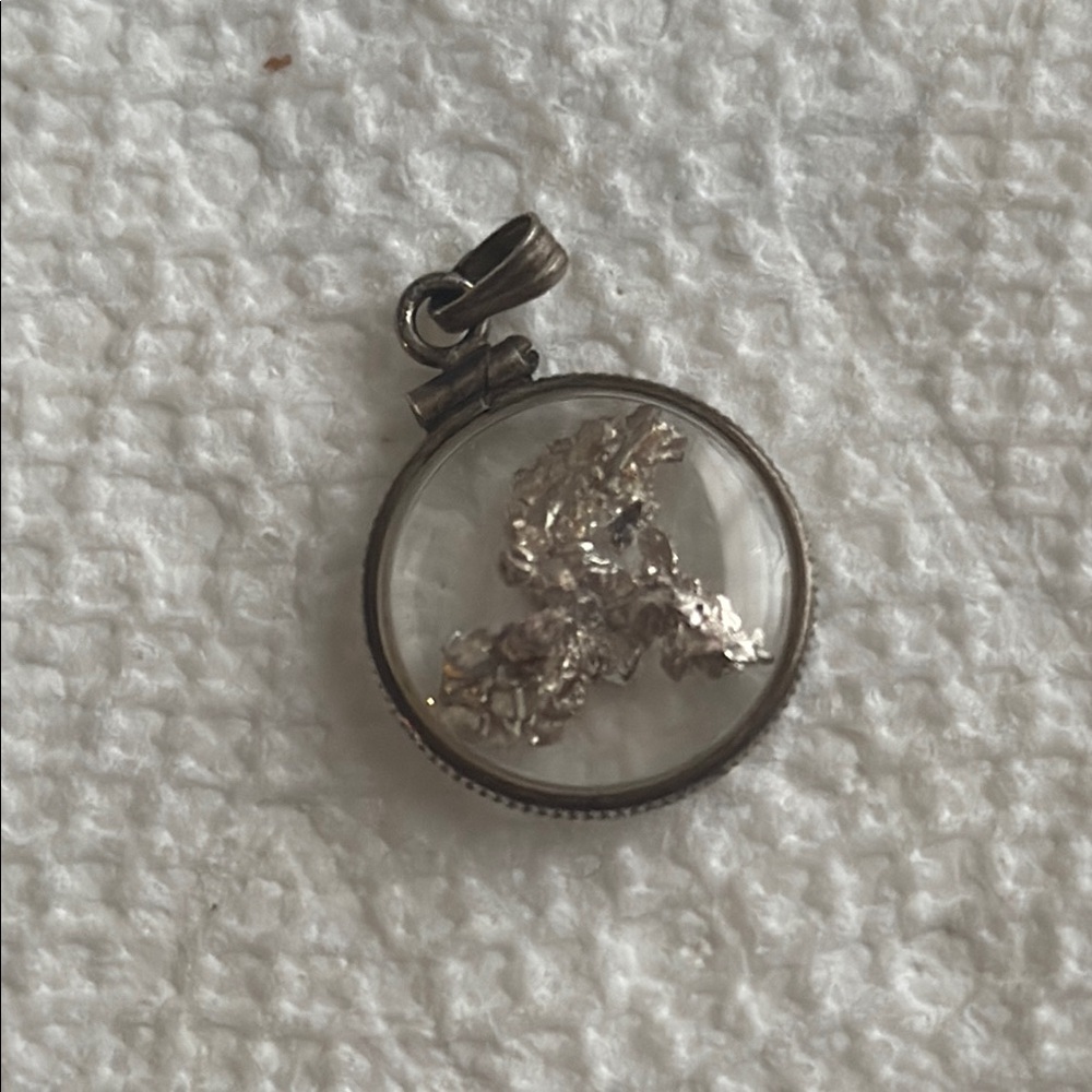 Silver Nugget Pendant